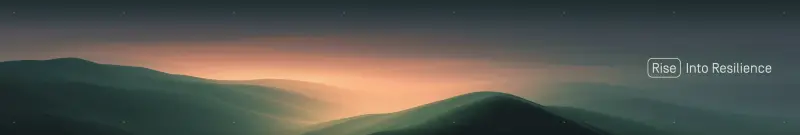 company banner_rise into resilience