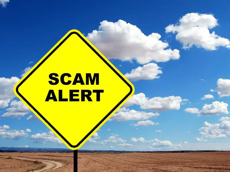 Scam alert, fraud, security