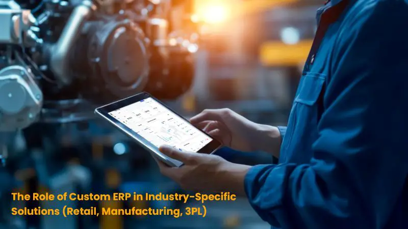 Industrial worker utilizing tablet for machinery operations