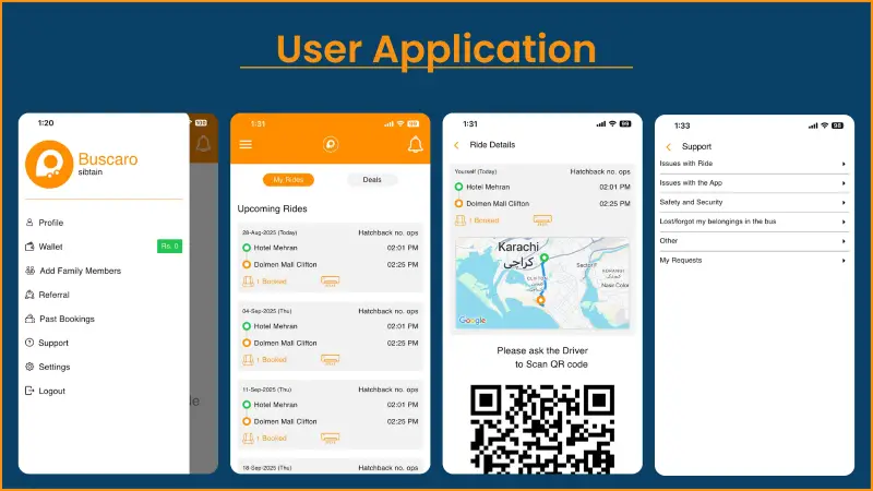 BusCaro User Application
