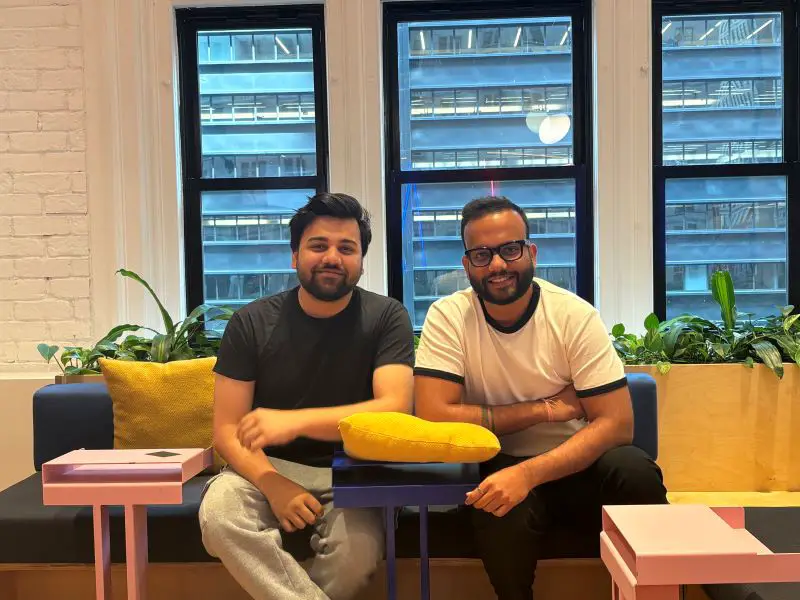 Founders Vichar Shroff and Chetan Reddy (left to right)