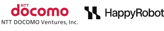 NTT DOCOMO Ventures and HappyRobot Logos