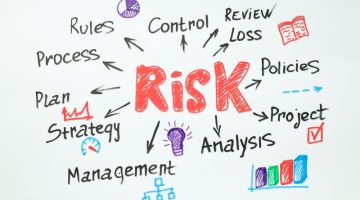 Risk protection and eliminating the risk, business and life concept