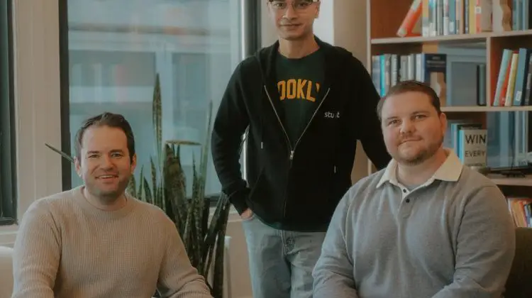 Stuut founders L to R Ben Winter, Miraj Mohsin, and Tarek Alaruri