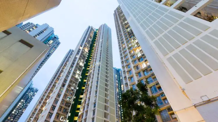 Building from low angle