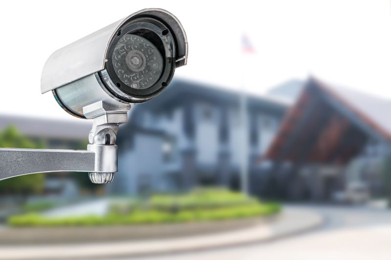 CCTV Closed circuit camera, TV monitoring property