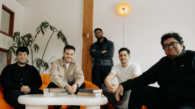 General Magic Team - Aditya, Anthony, Parsa, Jai (standing), Aaron