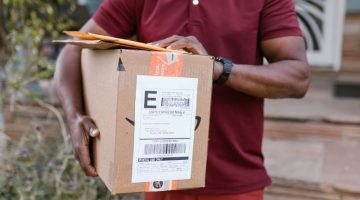A Deliveryman Carrying Packages