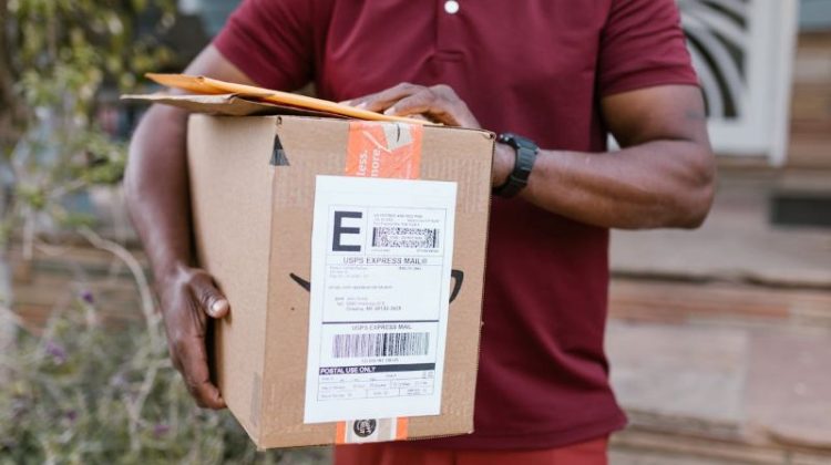 A Deliveryman Carrying Packages
