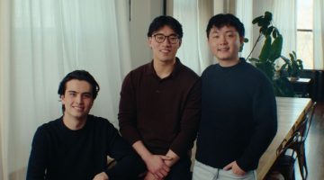 Auctor Founders (from left to right) Matthew Blackburn (CTO), William Sun (CEO), and Sky Ng-Thow-Hing (CPO)