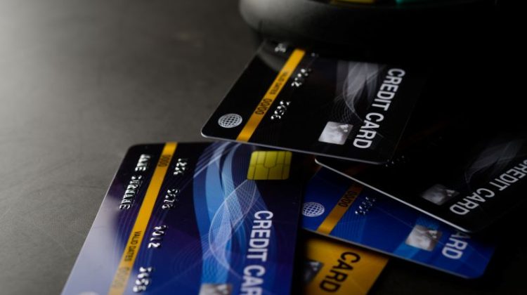 Credit Cards Near Terminal for Modern Payment