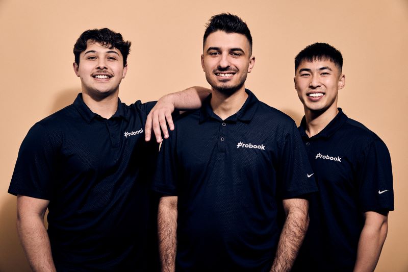 Probook founders Ben Cervantez, George Eliadis and Lewis Zhang