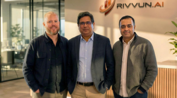 Rivvun AI founders Patrick Linton, Anand Veerkar, Niranjan Umarane