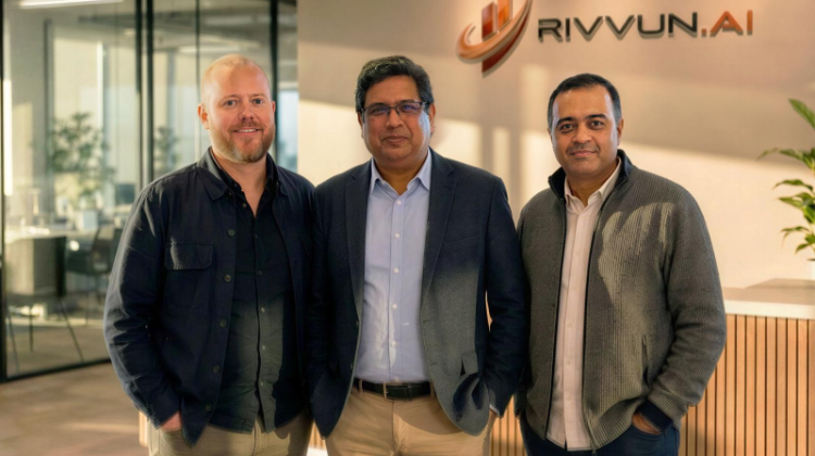 Rivvun AI founders Patrick Linton, Anand Veerkar, Niranjan Umarane