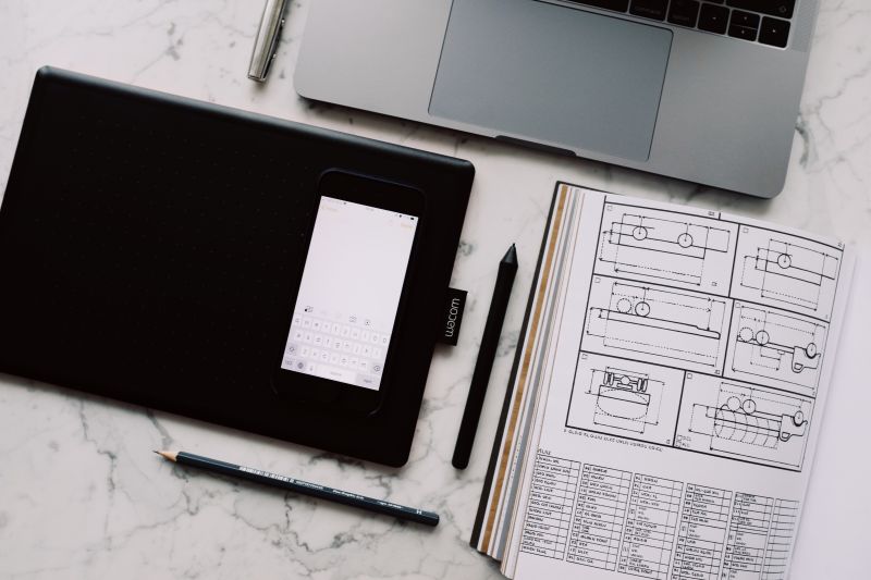 a streamlined digital workspace showing integrated business tools