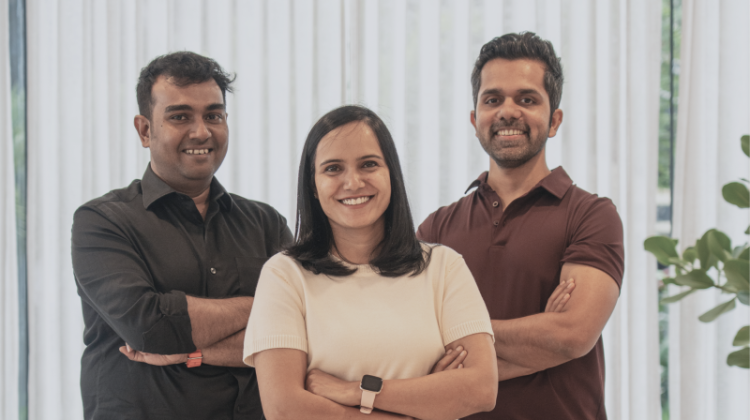 Echovane founders Himadri Roy, Smriti Gupta and Vipul Nair
