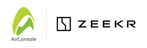 AirConsole and Zeekr Joint Logo - black