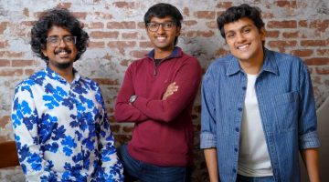 Clueso founders - Prajwal Prakash, Akash Anand and Neel Balar